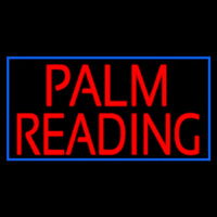 Red Palm Reading Neon Sign