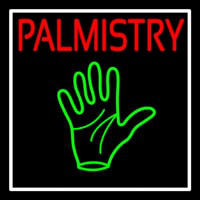 Red Palmistry Neon Sign