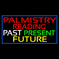 Red Palmistry Reading Neon Sign