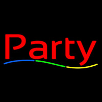 Red Party Neon Sign