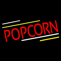 Red Popcorn Neon Sign