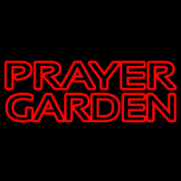 Red Prayer Garden Neon Sign