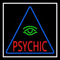 Red Psychic Green Eye Neon Sign