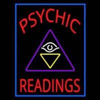 Red Psychic Readings Logo Neon Sign