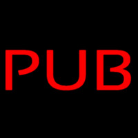 Red Pub Neon Sign