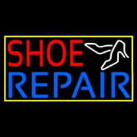 Red Shoe Blue Repair With Sandals Neon Sign