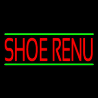 Red Shoe Renu Green Line Neon Sign