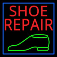Red Shoe Repair Green Shoe Neon Sign