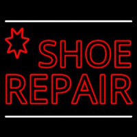 Red Shoe Repair Neon Sign