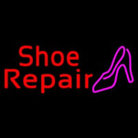 Red Shoe Repair Sandal Neon Sign