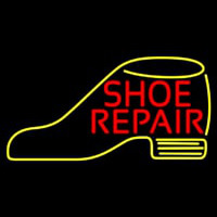 Red Shoe Repair Yellow Shoe Neon Sign