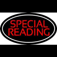 Red Special Reading White Border Neon Sign