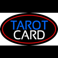 Red Tarot Card Neon Sign