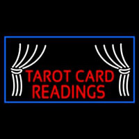 Red Tarot Card Readings Neon Sign