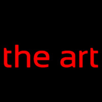 Red The Art Neon Sign