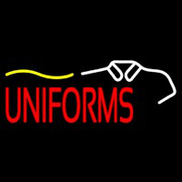 Red Uniforms White Shirt Logo Neon Sign