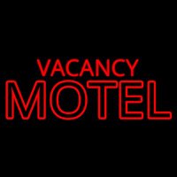 Red Vacancy Motel Neon Sign