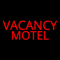 Red Vacancy Motel Neon Sign