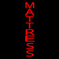 Red Vertical Mattress Neon Sign