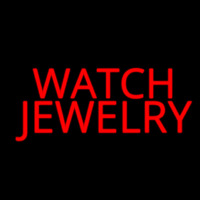 Red Watch Jewelry Neon Sign