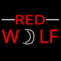 Red Wolf Beer Sign Neon Sign