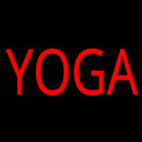 Red Yoga Neon Sign