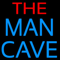 Red and Blue The Man Cave Neon Sign