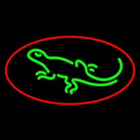 Reptile Logo Neon Sign