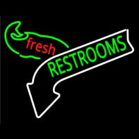 Restrooms Neon Sign