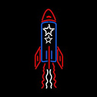 Rocket Neon Sign