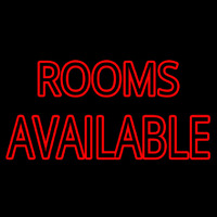 Rooms Available Vacancy Neon Sign