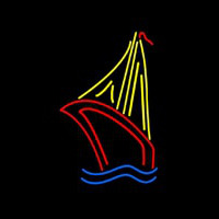 Sailboat Real Neon Sign