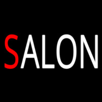 Salon Twitter Card Neon Sign