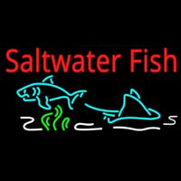Saltwater Fish Neon Sign