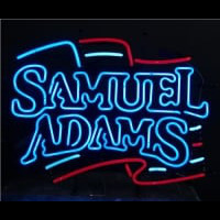Samuel Adams Flag Neon Sign