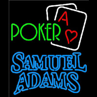 Samuel Adams Green Poker Beer Sign Neon Sign