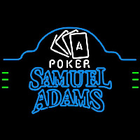 Samuel Adams Poker Ace Cards Beer Sign Neon Sign
