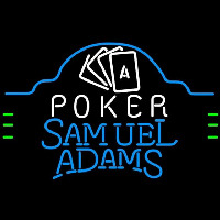 Samuel Adams Poker Ace Cards Beer Sign Neon Sign