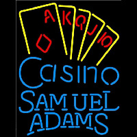 Samuel Adams Poker Casino Ace Series Beer Sign Neon Sign