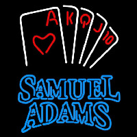 Samuel Adams Poker Series Beer Sign Neon Sign
