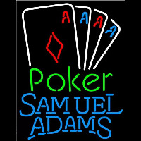 Samuel Adams Poker Tournament Beer Sign Neon Sign