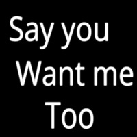 Say You Want Me Too Neon Sign