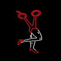 Scissor Logo Neon Sign