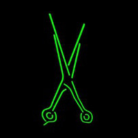 Scissors Sign Neon Sign