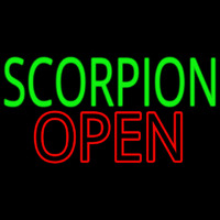 Scorpion Open Neon Sign