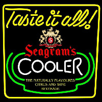 Seagrams Swagjuice Wine Coolers Beer Sign Neon Sign