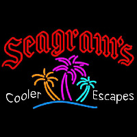 Seagrams Wild Berry Margarita Strawberry Daiquiri Wine Coolers Beer Sign Neon Sign