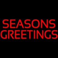 Seasons Greeting Neon Sign