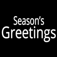 Seasons Greetings Neon Sign