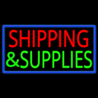 Shipping And Supplies Neon Sign